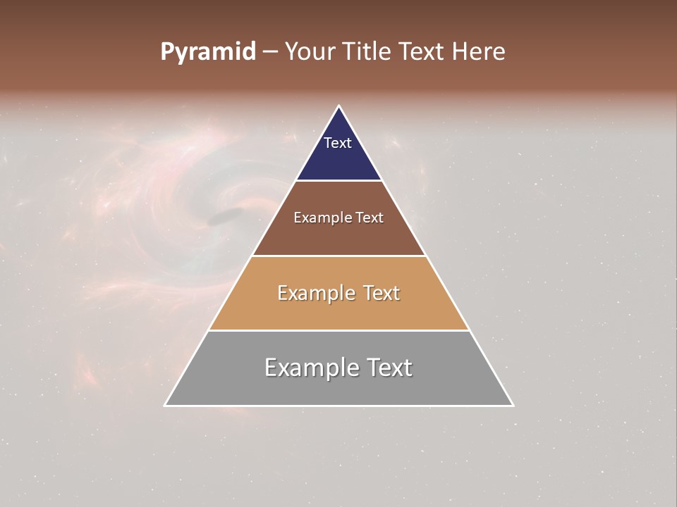 Comet Background Gravity PowerPoint Template