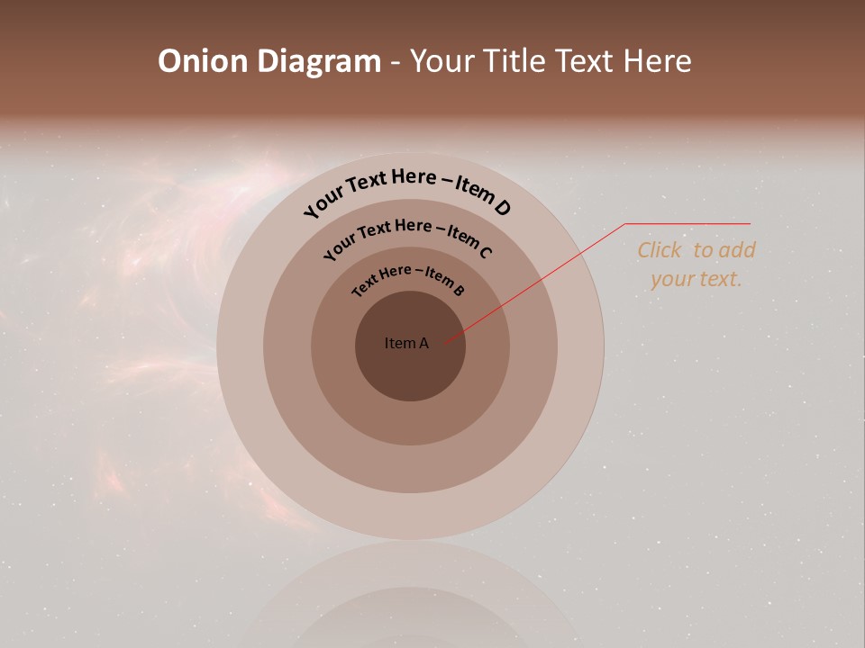 Comet Background Gravity PowerPoint Template