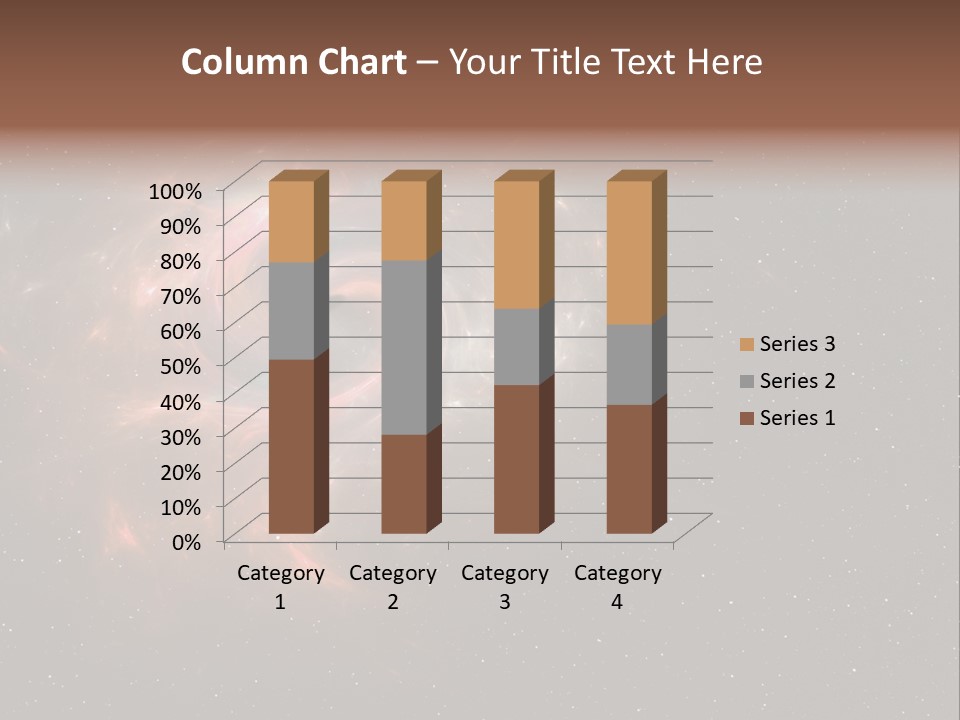 Comet Background Gravity PowerPoint Template