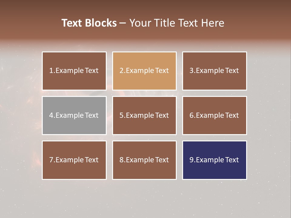 Comet Background Gravity PowerPoint Template