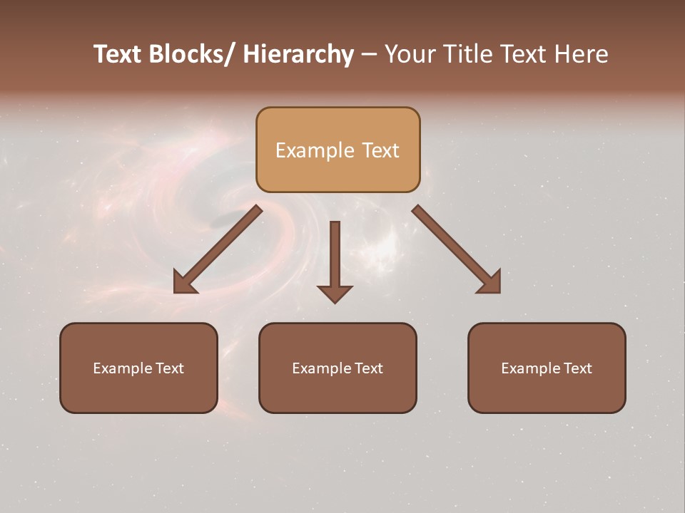 Comet Background Gravity PowerPoint Template