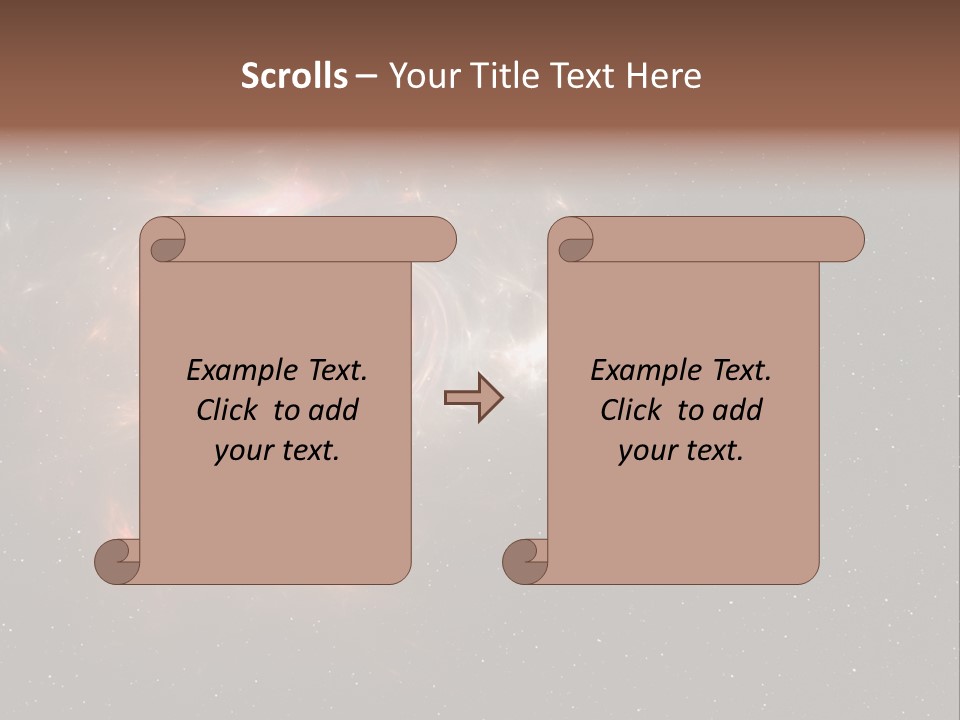 Comet Background Gravity PowerPoint Template