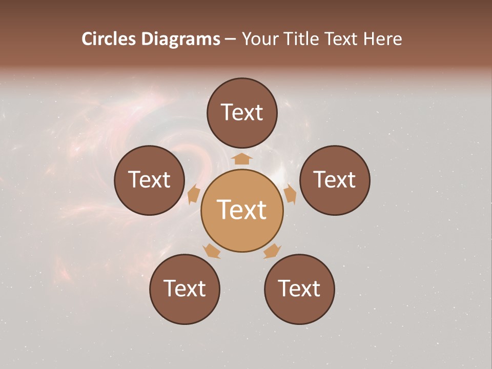 Comet Background Gravity PowerPoint Template