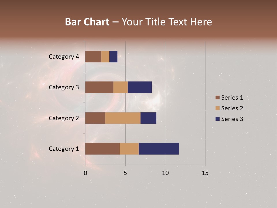 Comet Background Gravity PowerPoint Template