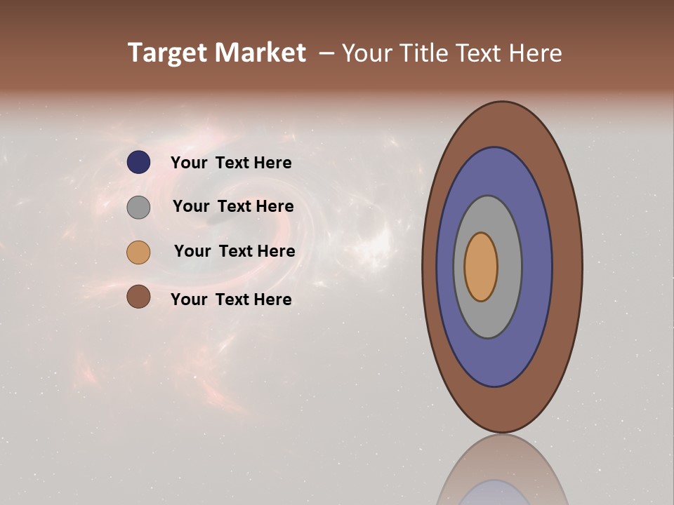 Comet Background Gravity PowerPoint Template