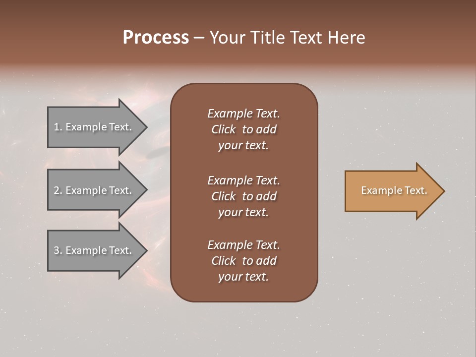 Comet Background Gravity PowerPoint Template