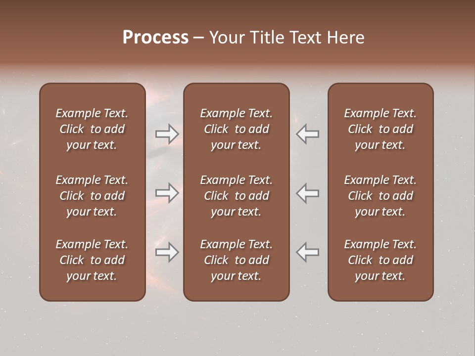 Comet Background Gravity PowerPoint Template