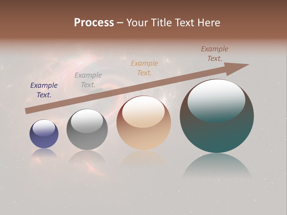 Comet Background Gravity PowerPoint Template