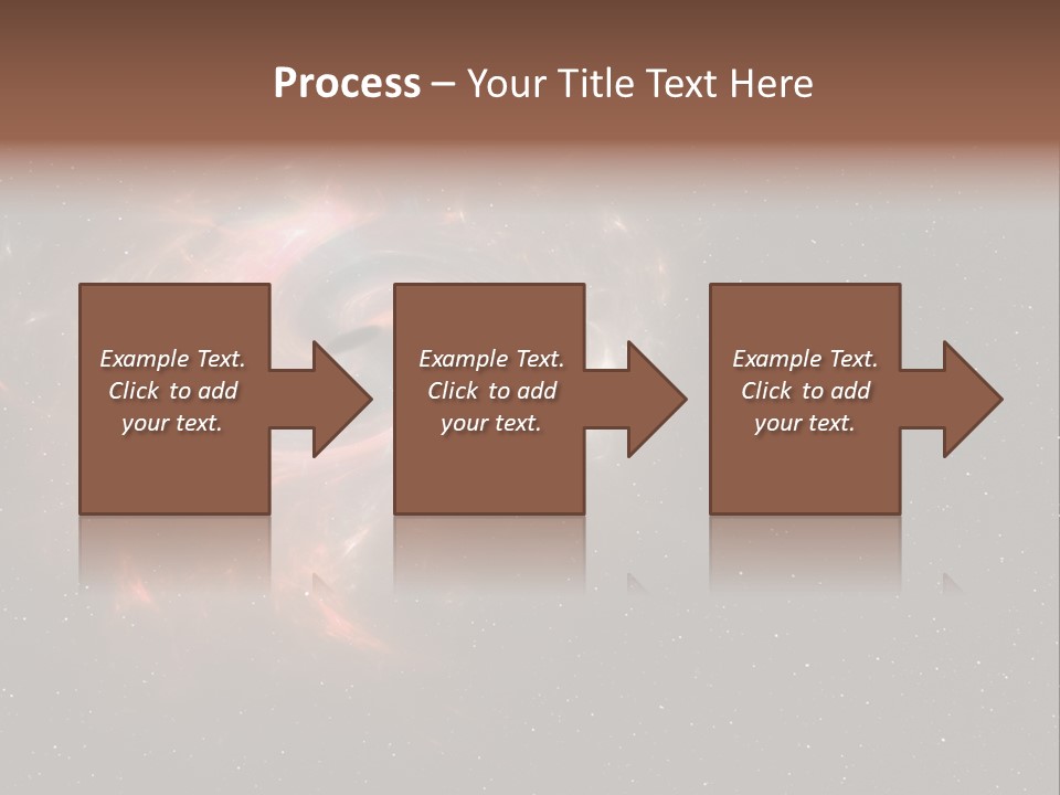 Comet Background Gravity PowerPoint Template