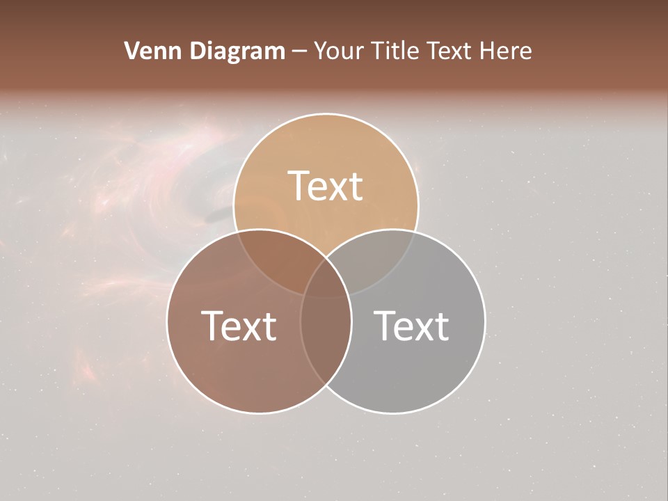 Comet Background Gravity PowerPoint Template