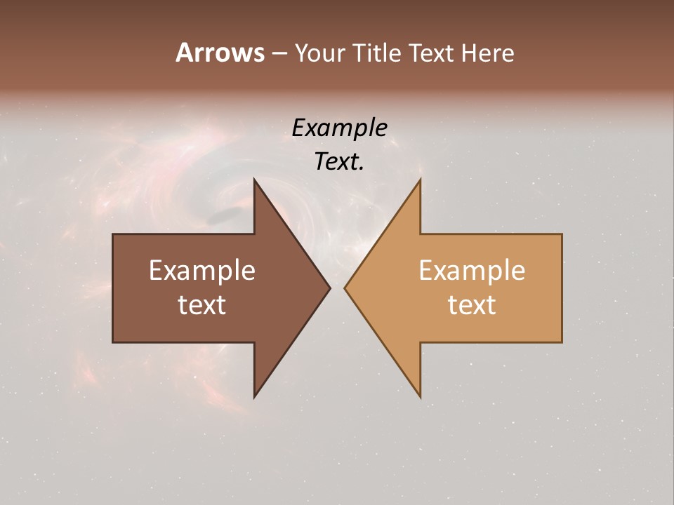 Comet Background Gravity PowerPoint Template