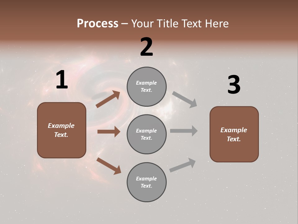 Comet Background Gravity PowerPoint Template