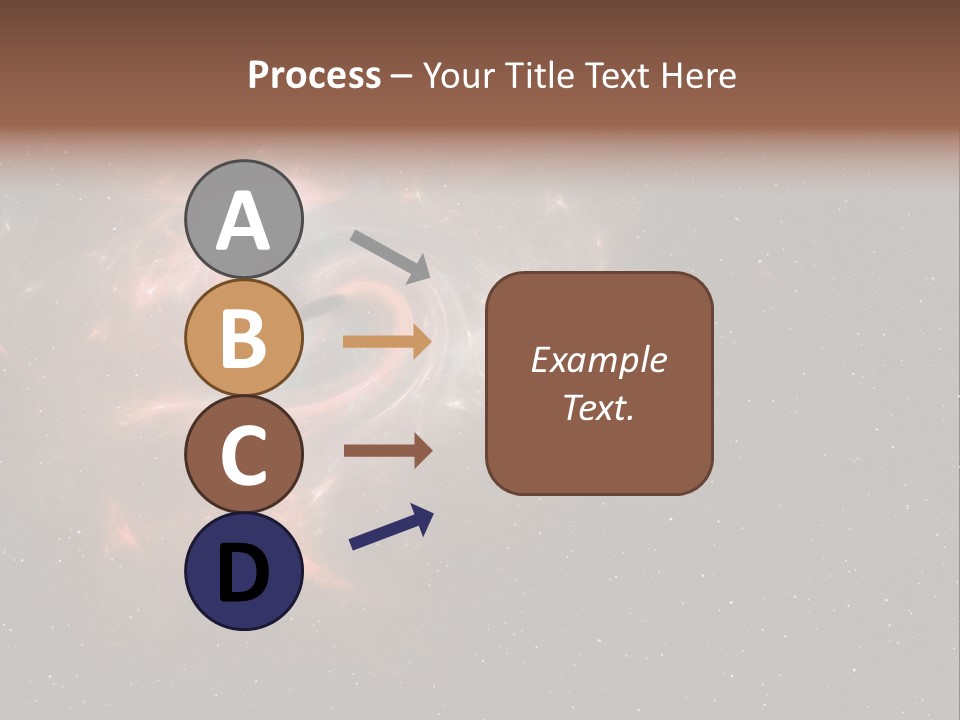 Comet Background Gravity PowerPoint Template