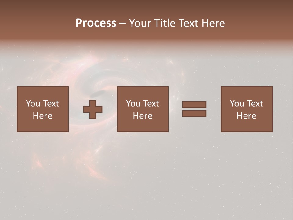 Comet Background Gravity PowerPoint Template