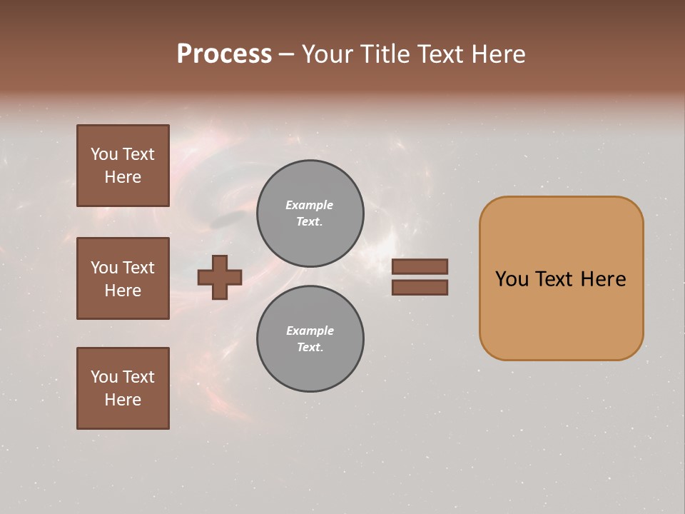 Comet Background Gravity PowerPoint Template