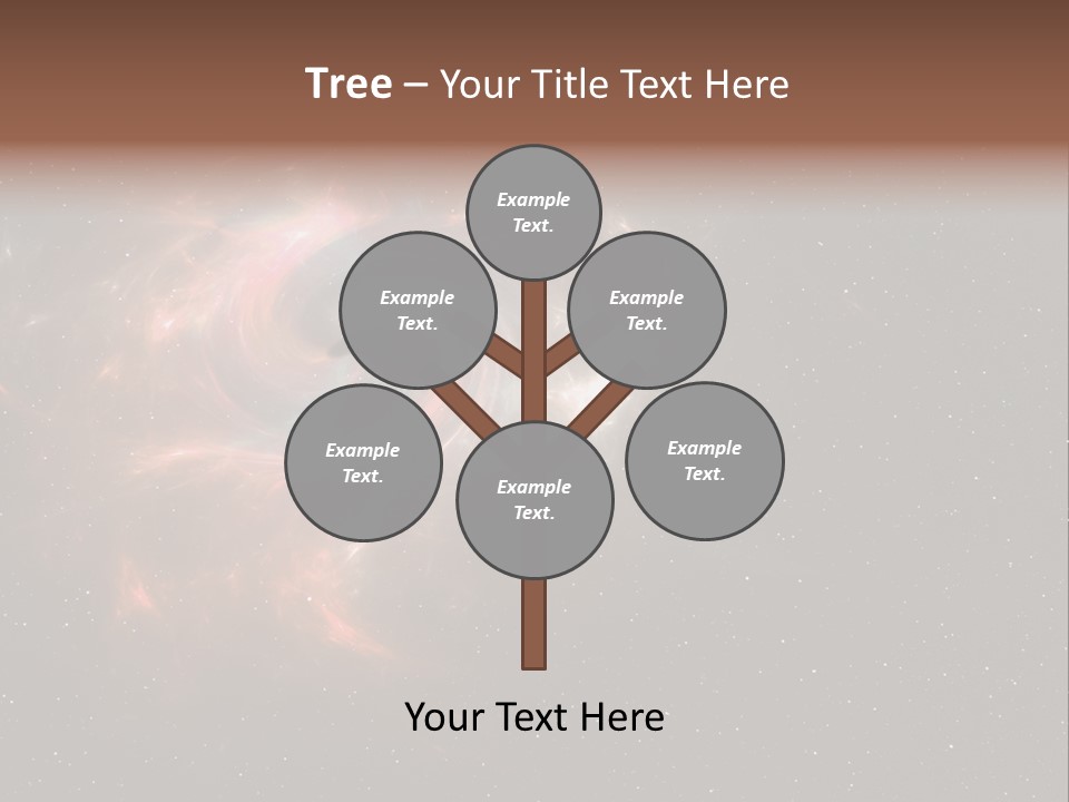 Comet Background Gravity PowerPoint Template