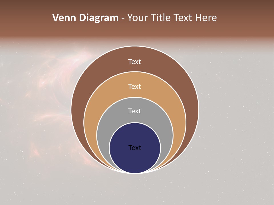 Comet Background Gravity PowerPoint Template