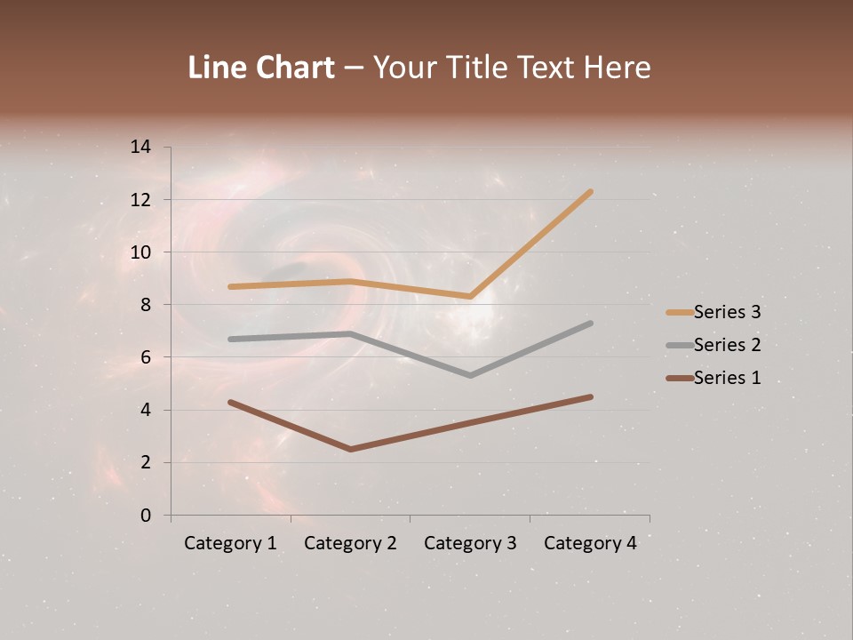 Comet Background Gravity PowerPoint Template