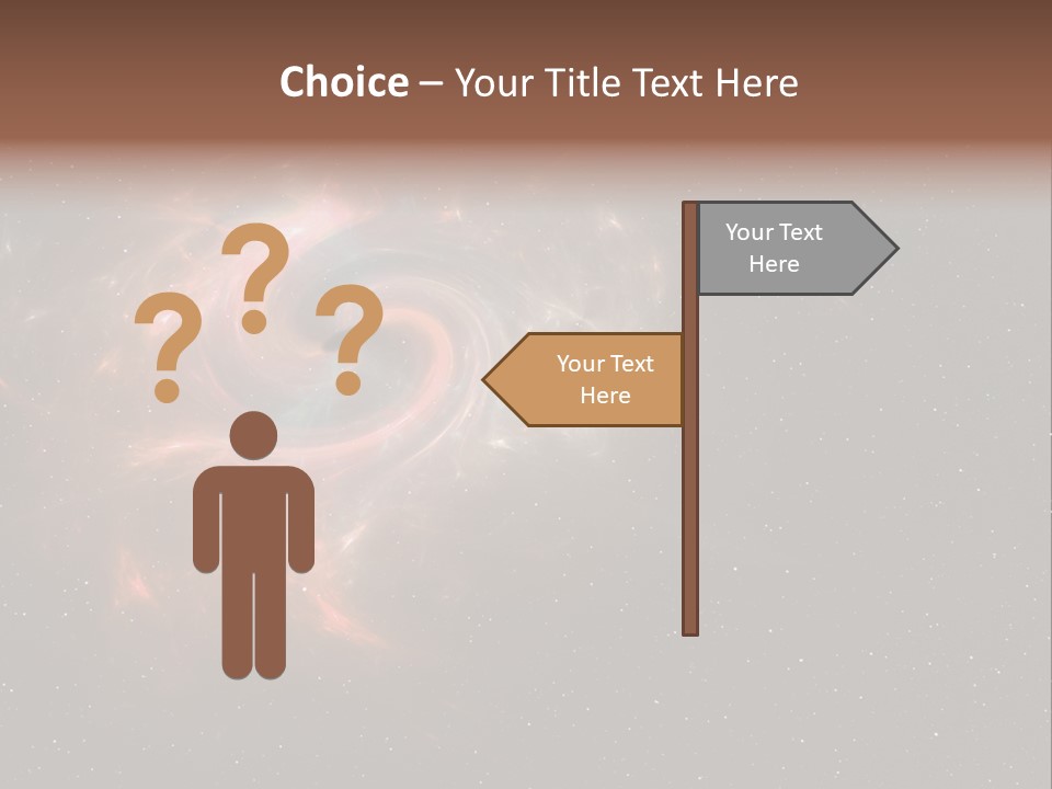 Comet Background Gravity PowerPoint Template