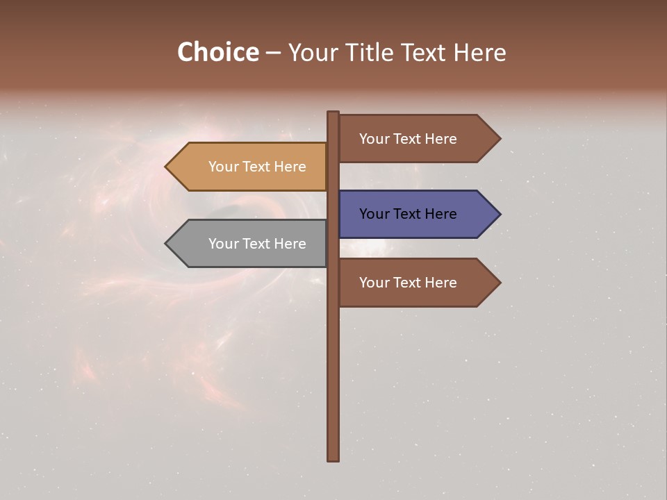 Comet Background Gravity PowerPoint Template