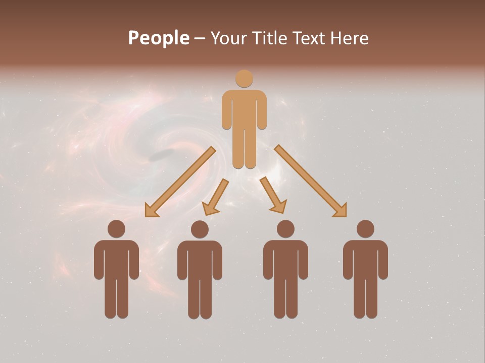 Comet Background Gravity PowerPoint Template