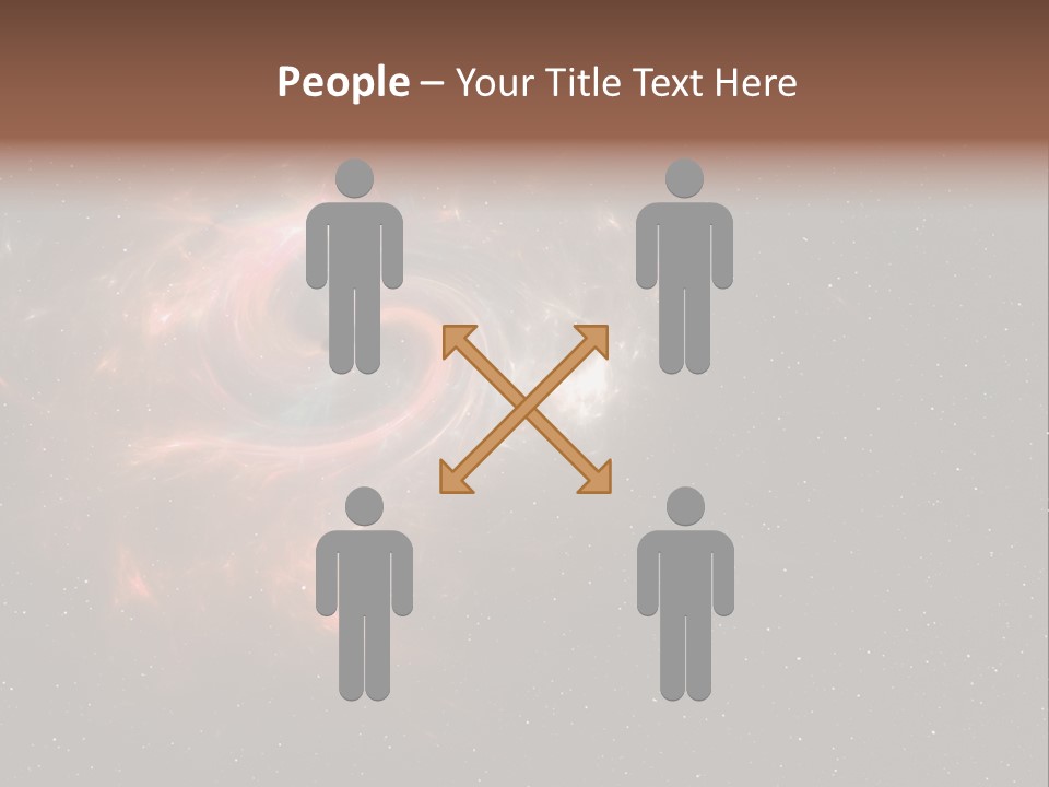 Comet Background Gravity PowerPoint Template