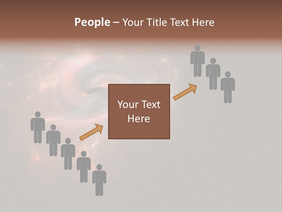 Comet Background Gravity PowerPoint Template