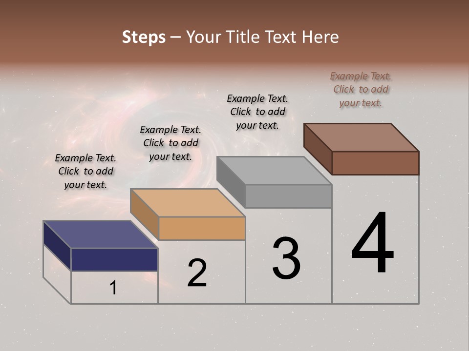 Comet Background Gravity PowerPoint Template