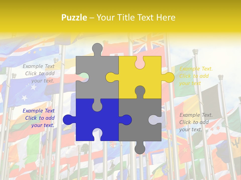 World Patriotism Urban PowerPoint Template