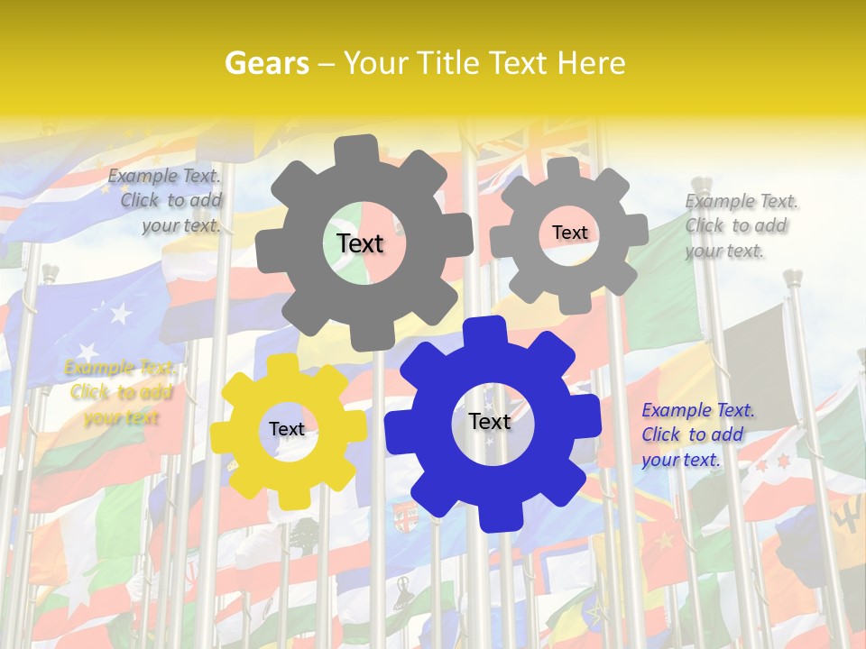 World Patriotism Urban PowerPoint Template