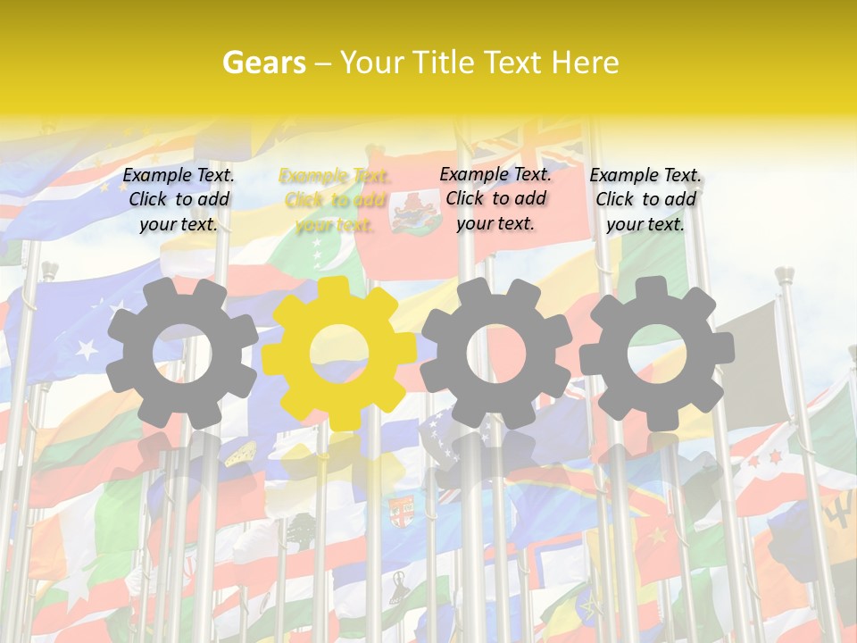 World Patriotism Urban PowerPoint Template