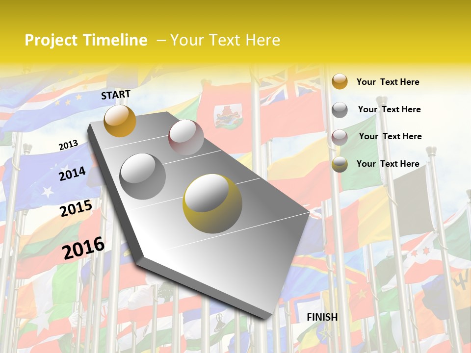 World Patriotism Urban PowerPoint Template