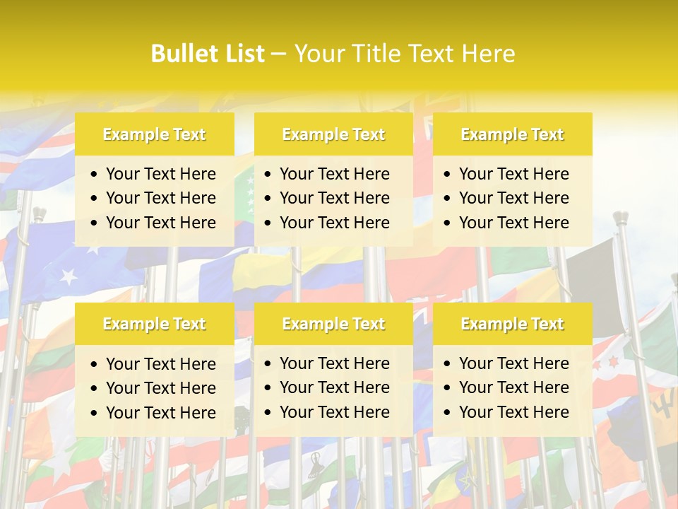 World Patriotism Urban PowerPoint Template