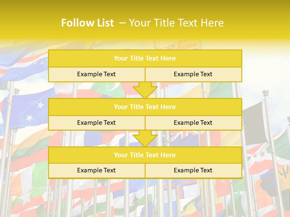 World Patriotism Urban PowerPoint Template