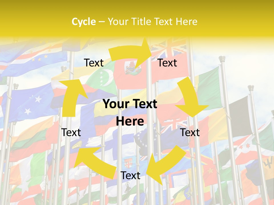 World Patriotism Urban PowerPoint Template