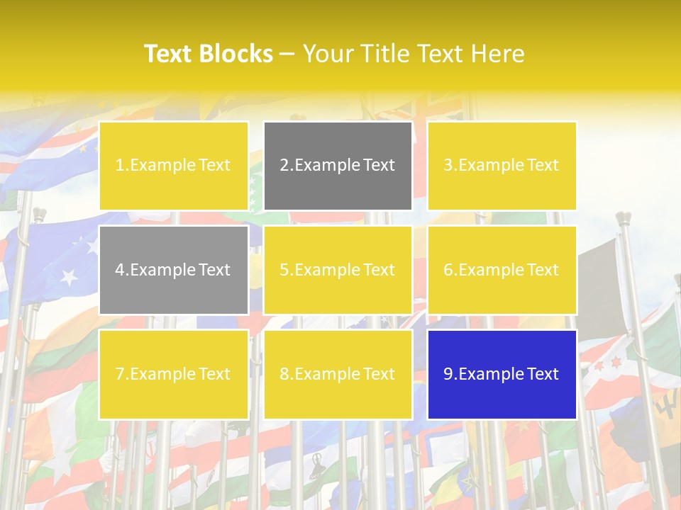 World Patriotism Urban PowerPoint Template