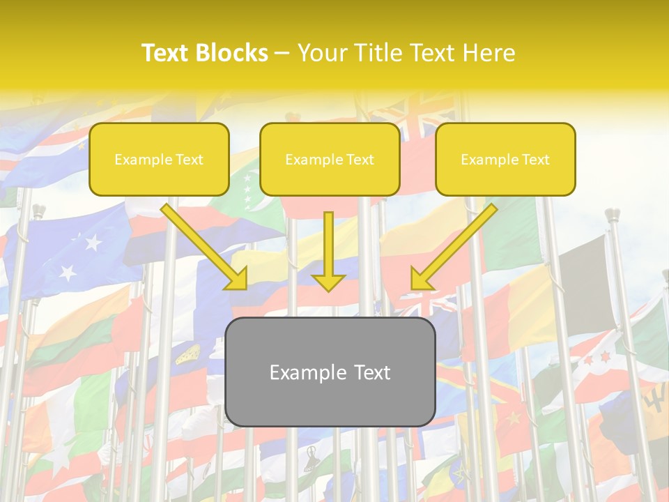 World Patriotism Urban PowerPoint Template