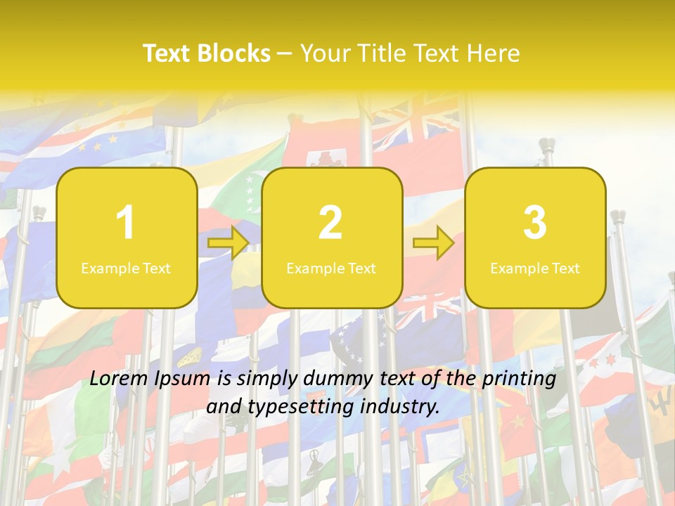World Patriotism Urban PowerPoint Template