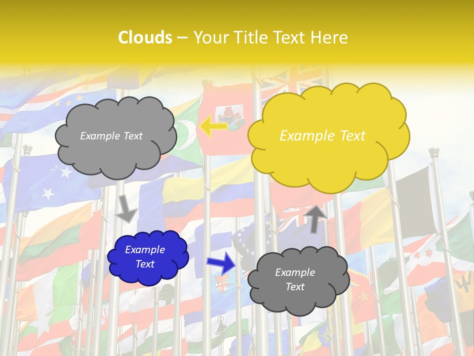 World Patriotism Urban PowerPoint Template