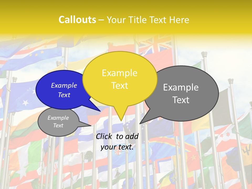 World Patriotism Urban PowerPoint Template
