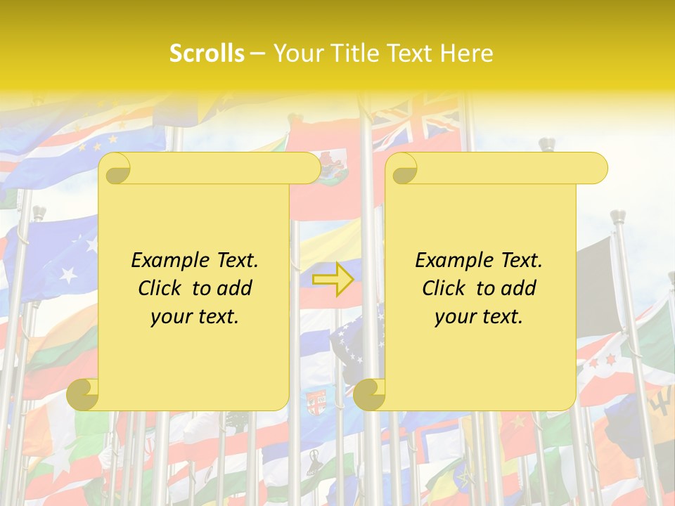 World Patriotism Urban PowerPoint Template