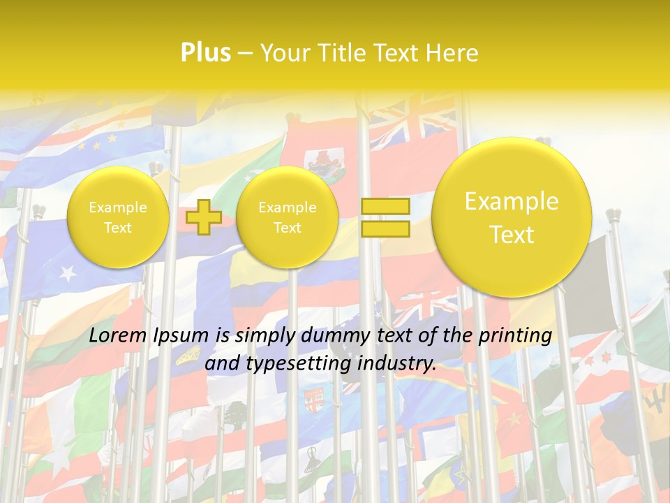 World Patriotism Urban PowerPoint Template