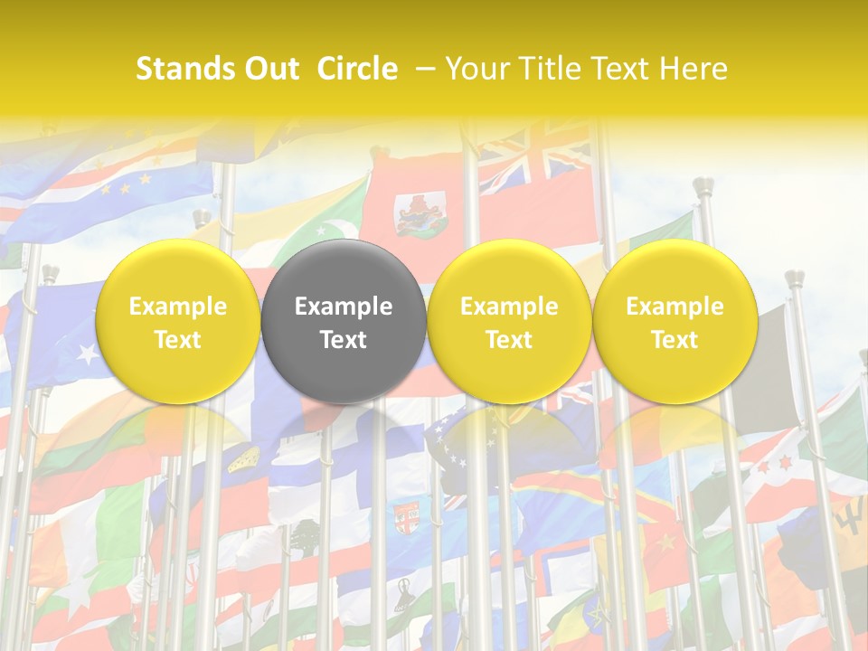 World Patriotism Urban PowerPoint Template