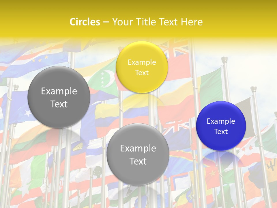 World Patriotism Urban PowerPoint Template