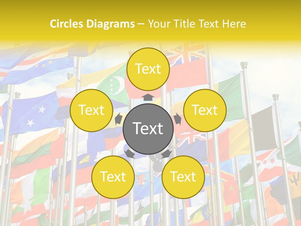 World Patriotism Urban PowerPoint Template