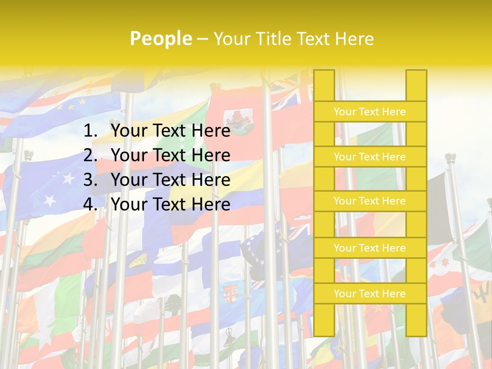 World Patriotism Urban PowerPoint Template