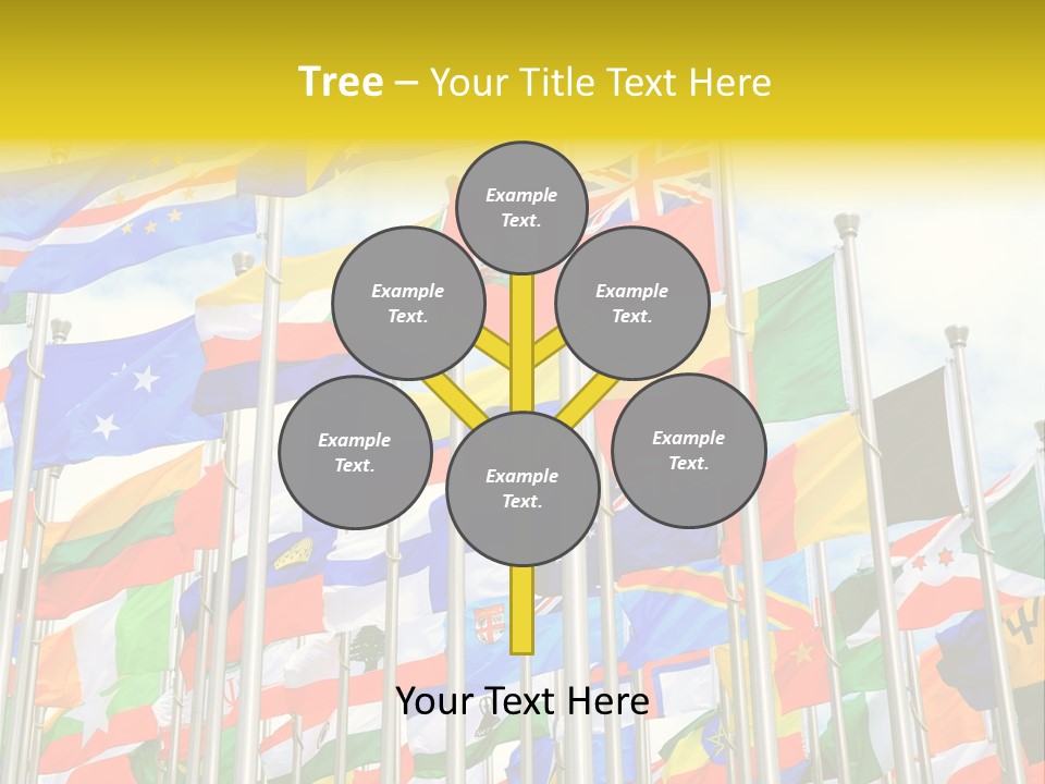 World Patriotism Urban PowerPoint Template