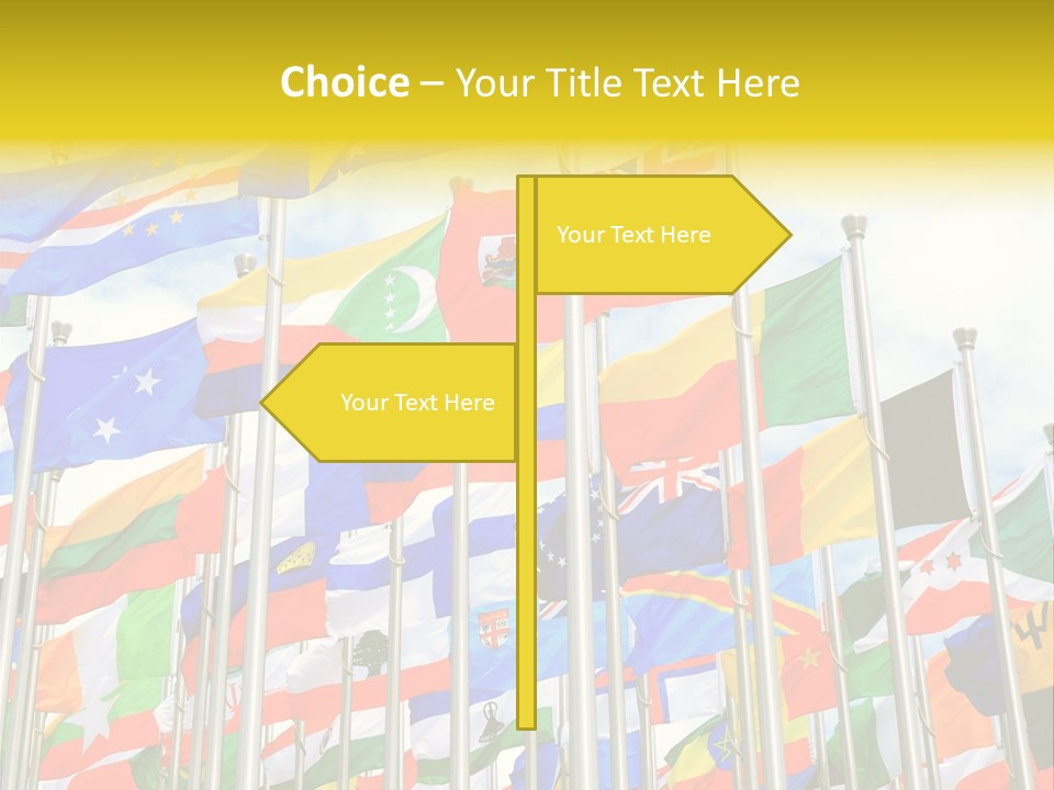 World Patriotism Urban PowerPoint Template