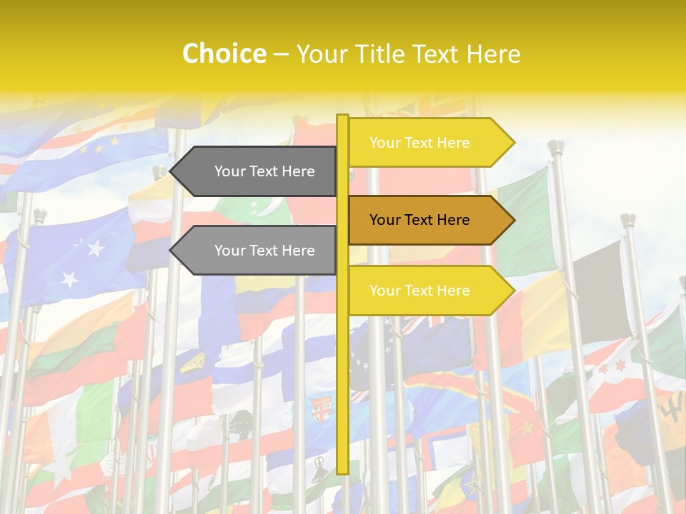 World Patriotism Urban PowerPoint Template