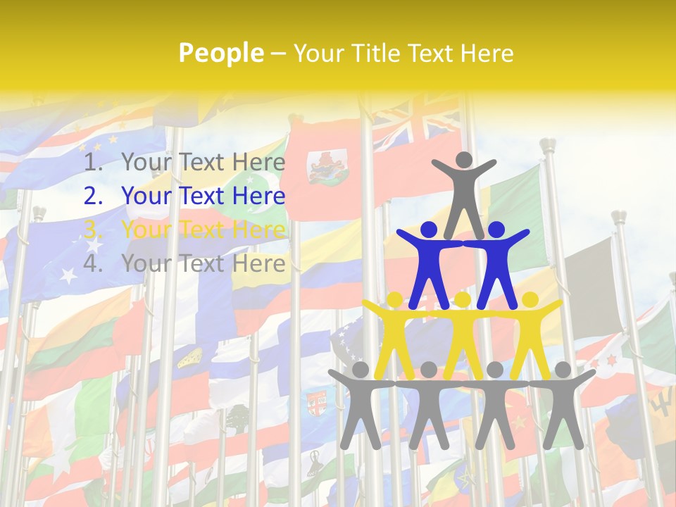 World Patriotism Urban PowerPoint Template